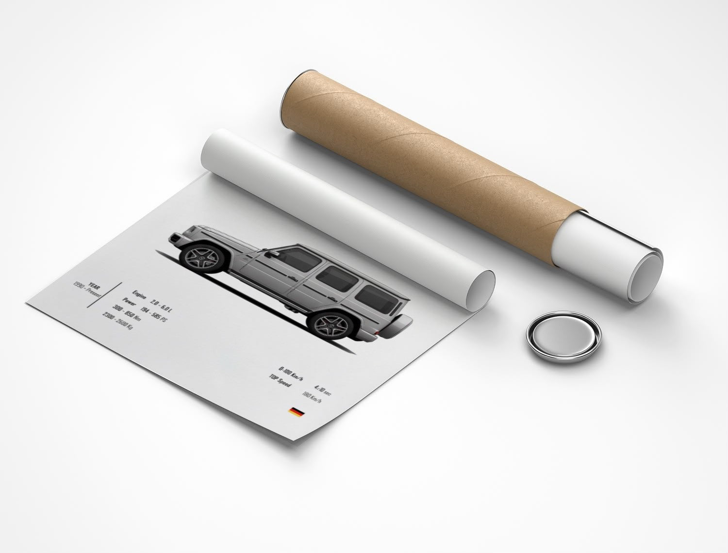 Rolled poster