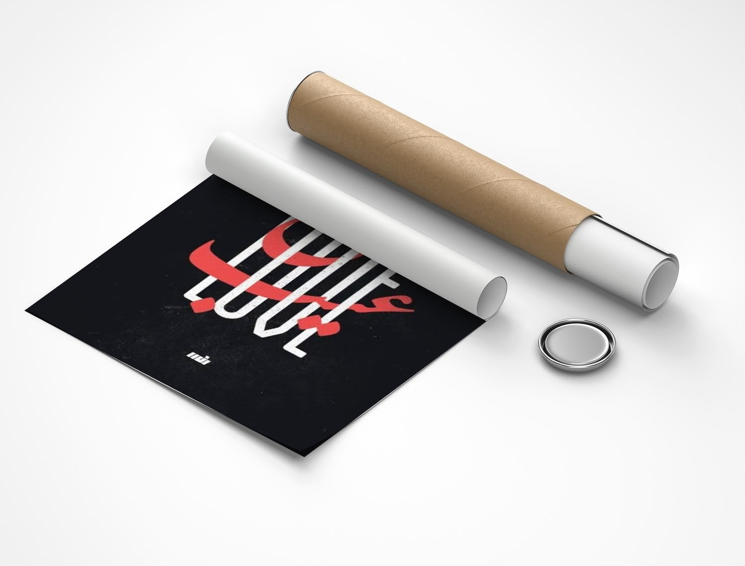 Rolled poster