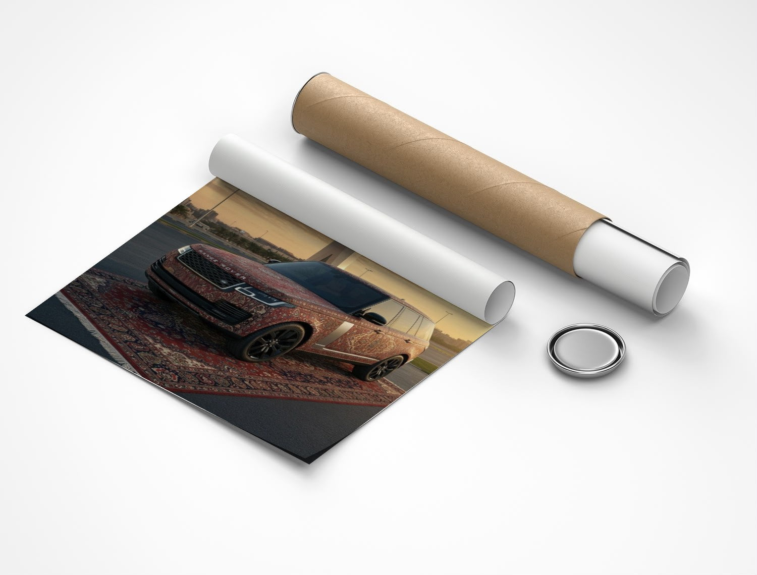 Rolled poster