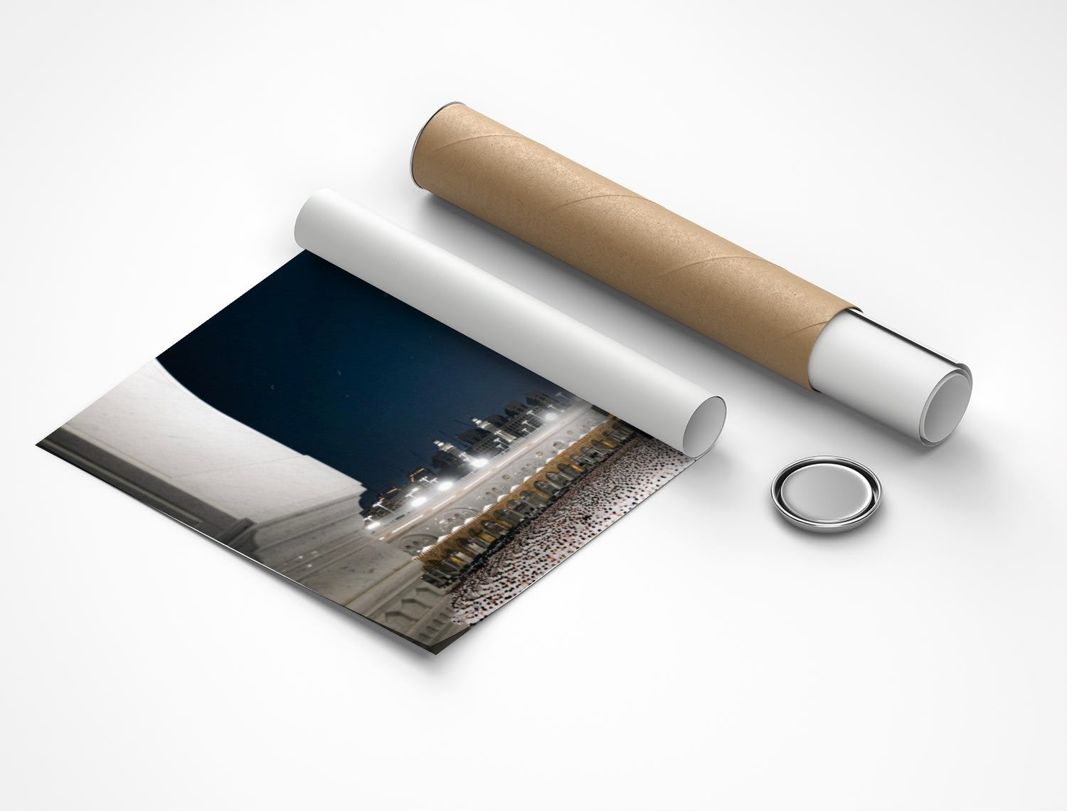 Rolled poster