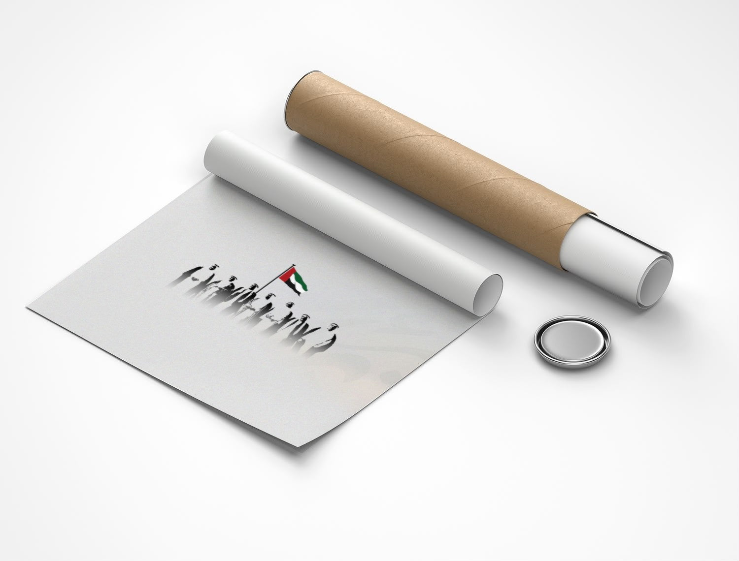 Rolled poster
