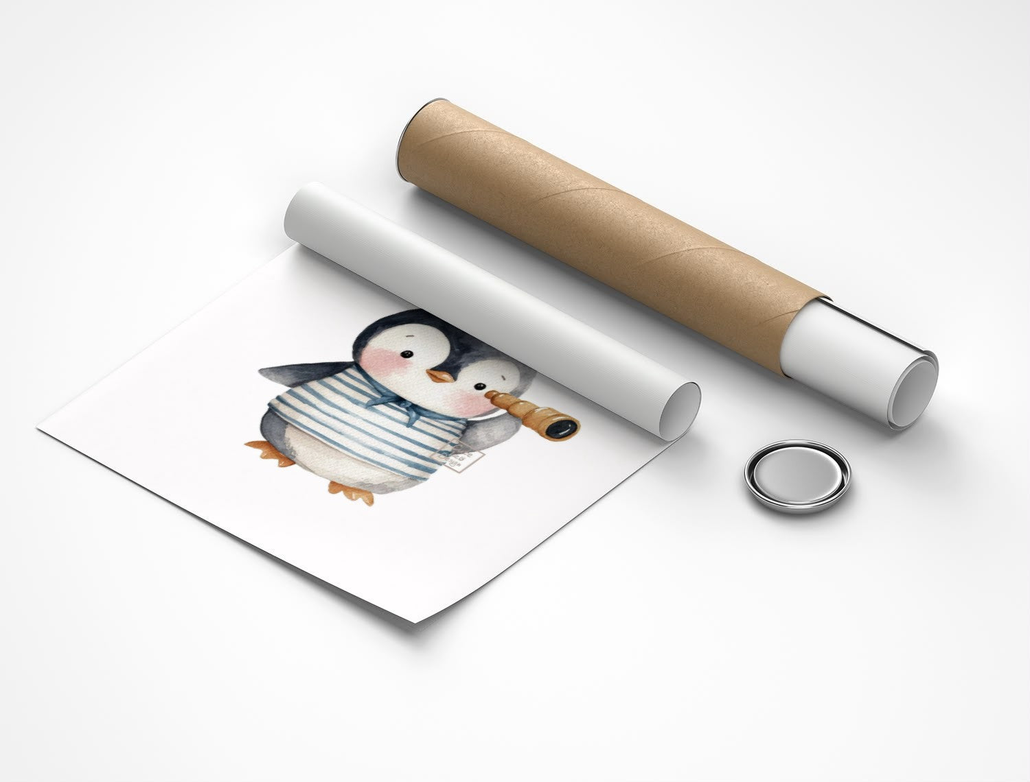 Rolled poster