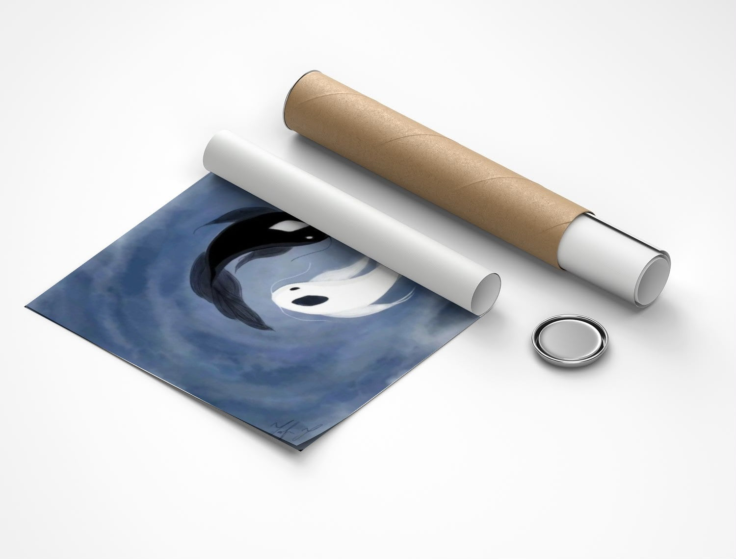 Rolled poster