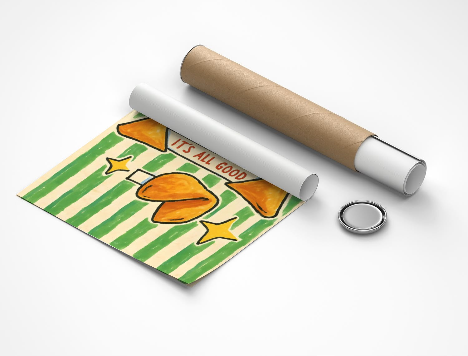 Rolled poster