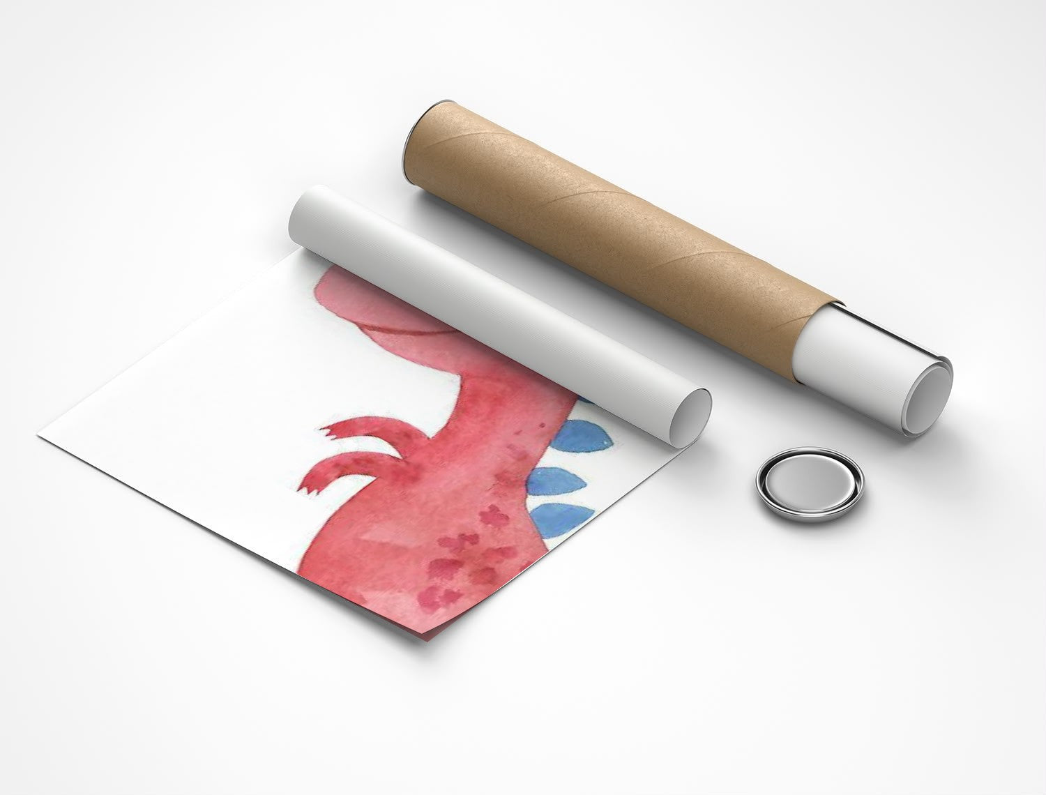 Rolled poster