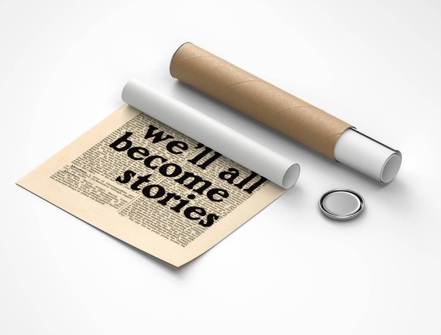 Rolled poster