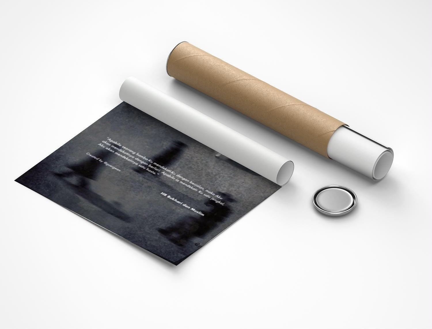 Rolled poster