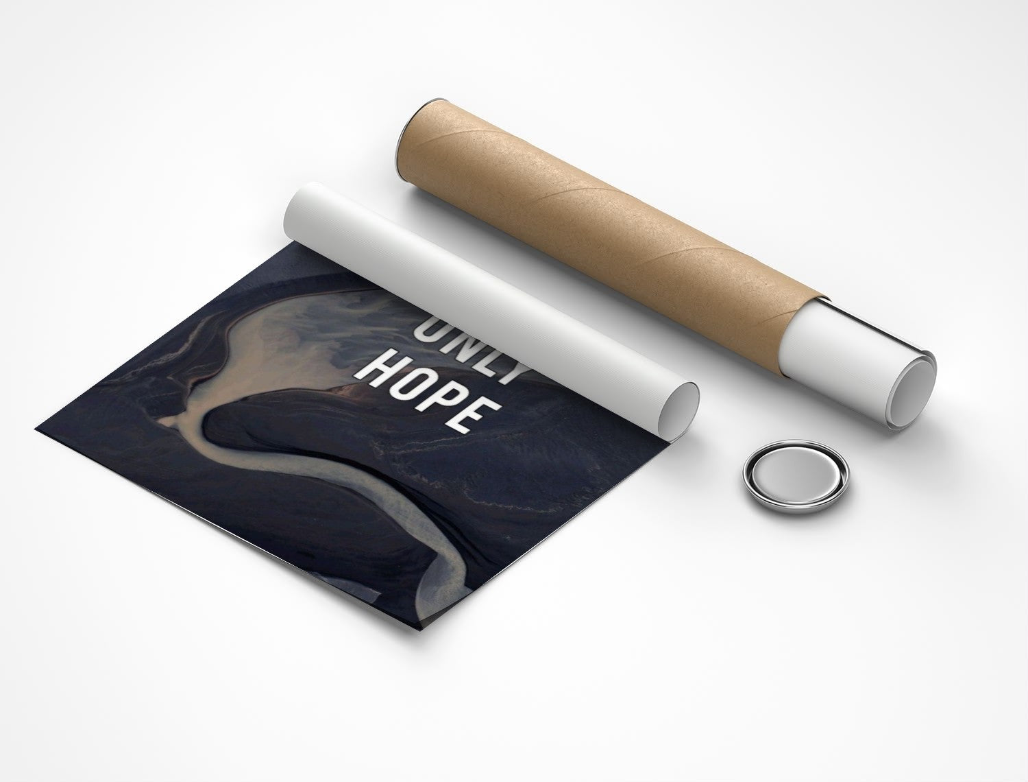 Rolled poster