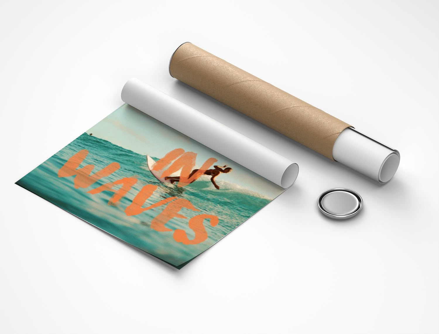 Rolled poster
