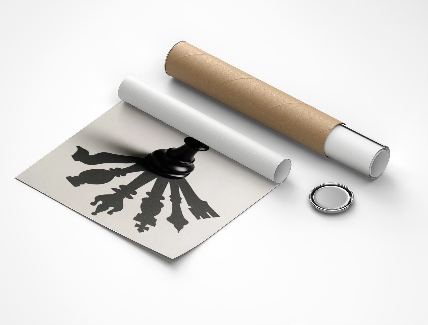 Rolled poster