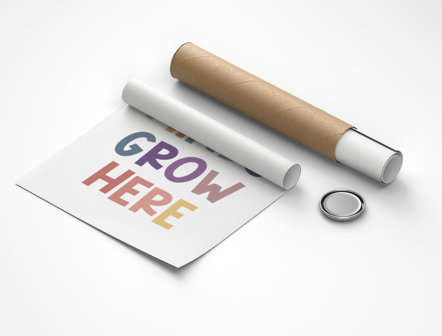 Rolled poster