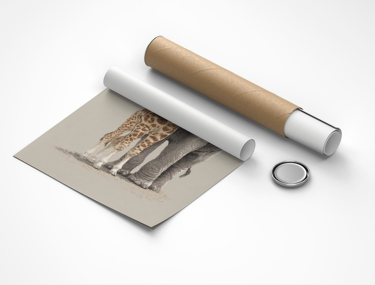 Rolled poster