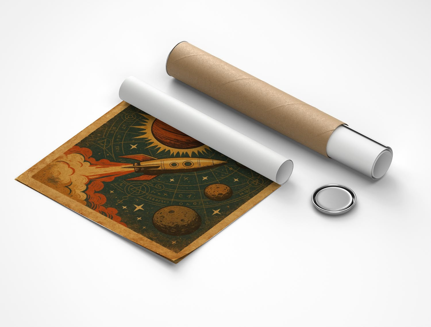 Rolled poster