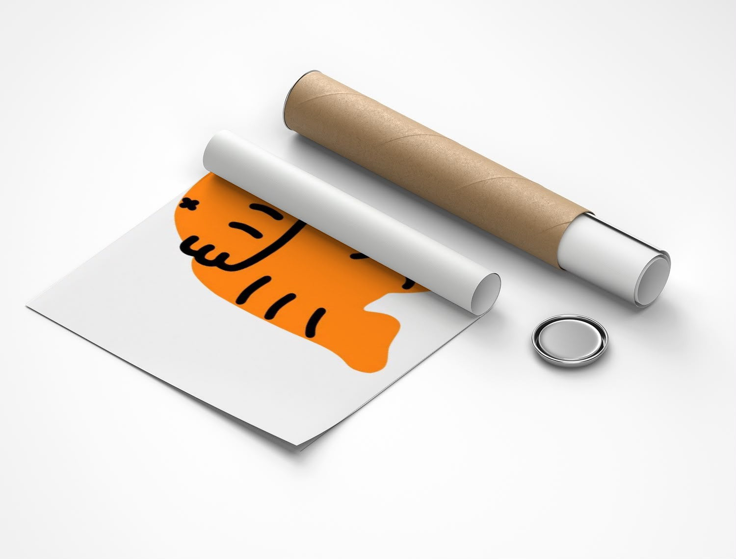 Rolled poster