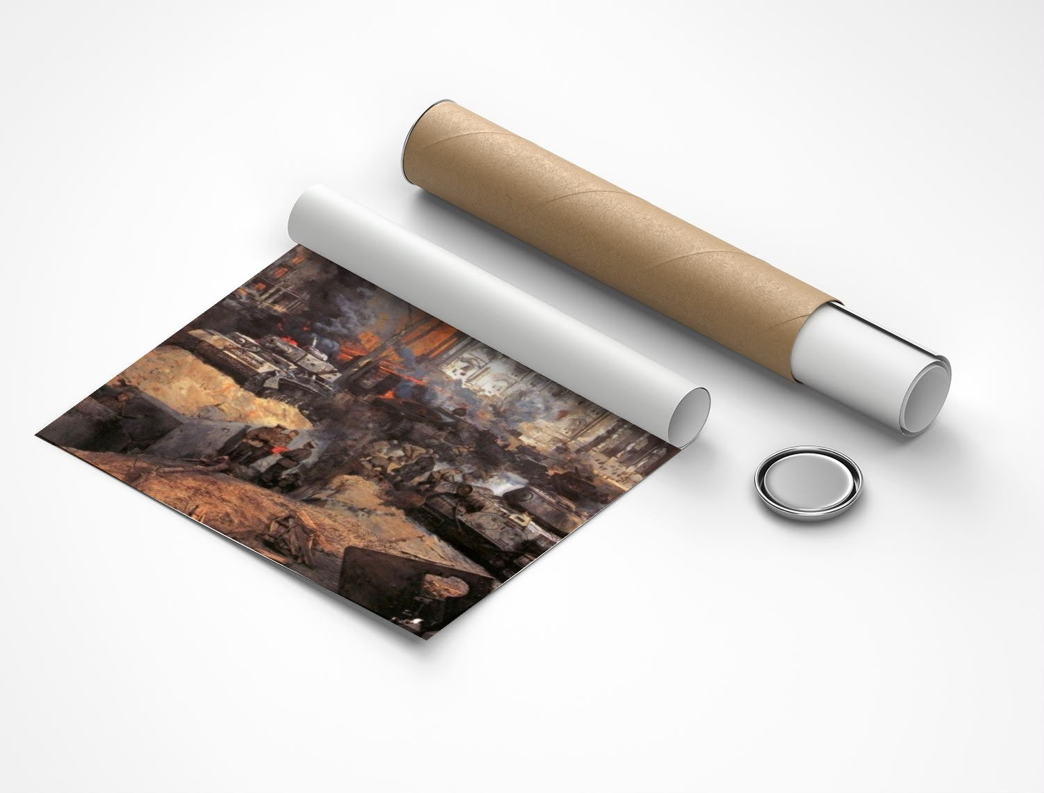 Rolled poster