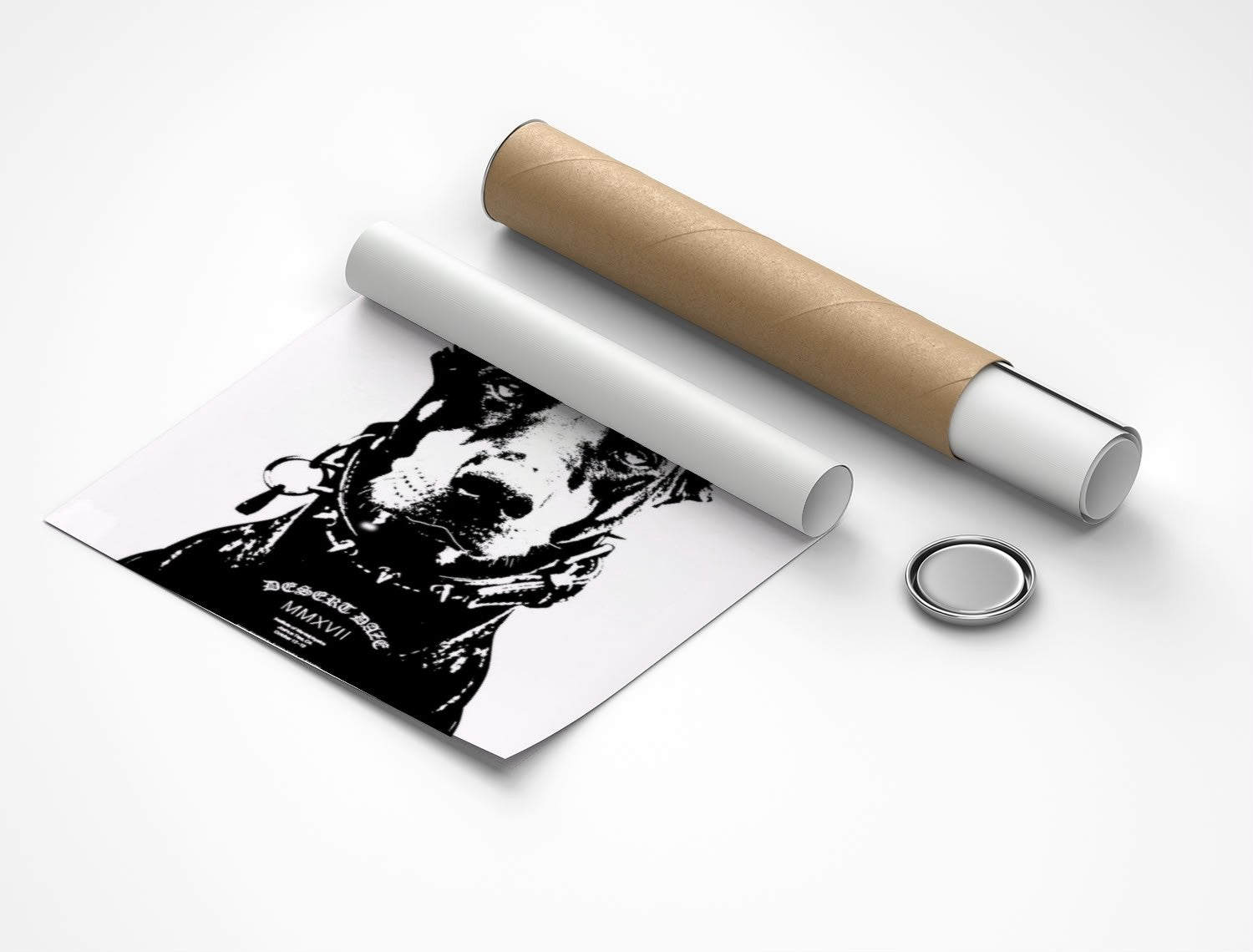 Rolled poster