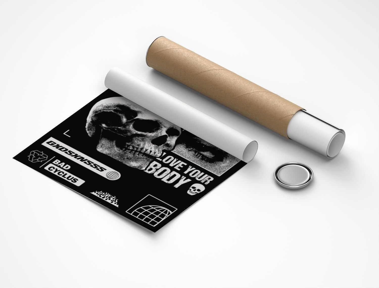 Rolled poster