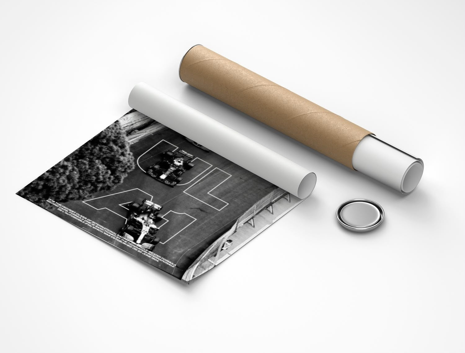 Rolled poster