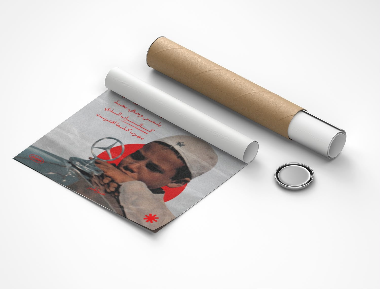 Rolled poster