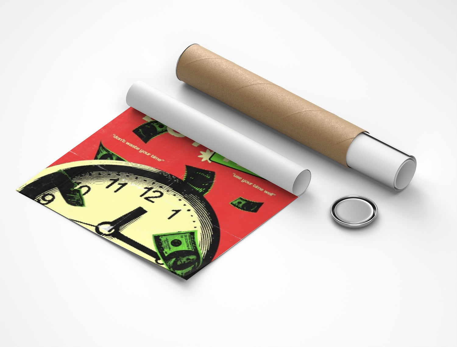 Rolled poster