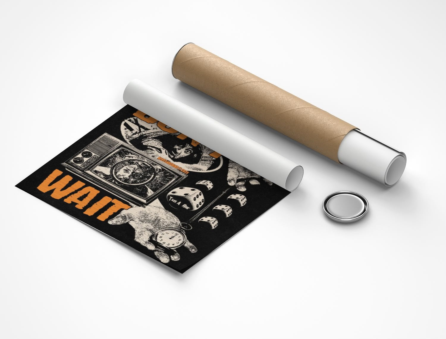 Rolled poster