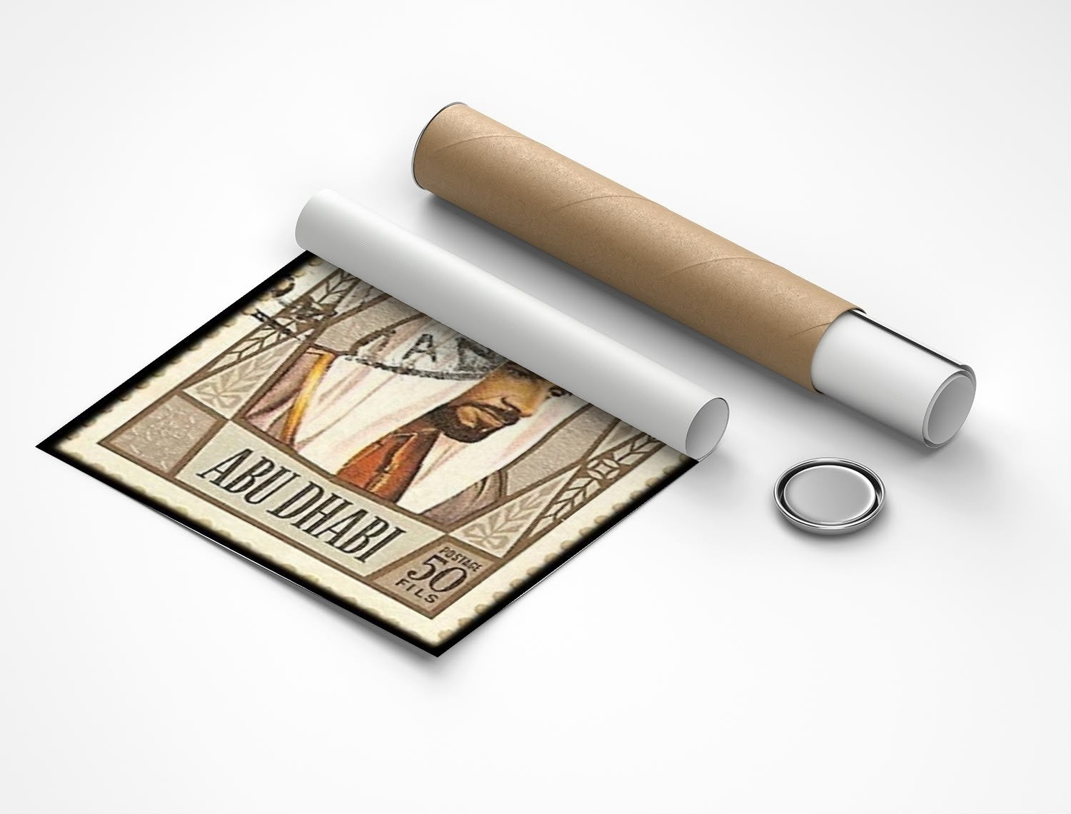 Rolled poster