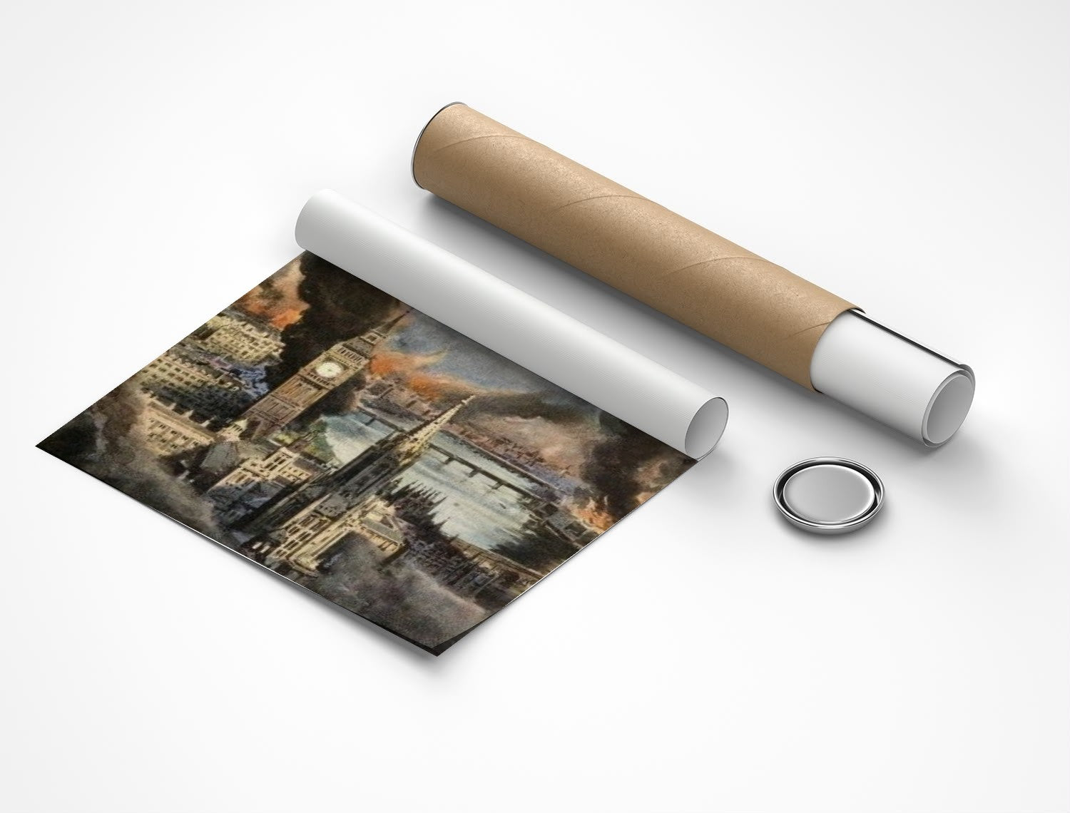Rolled poster
