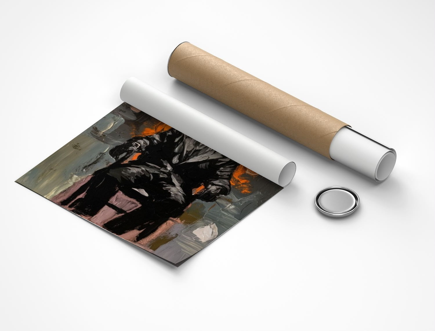 Rolled poster