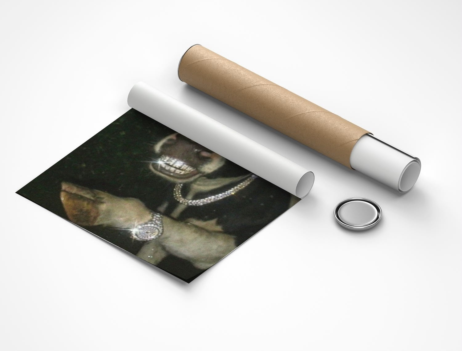 Rolled poster