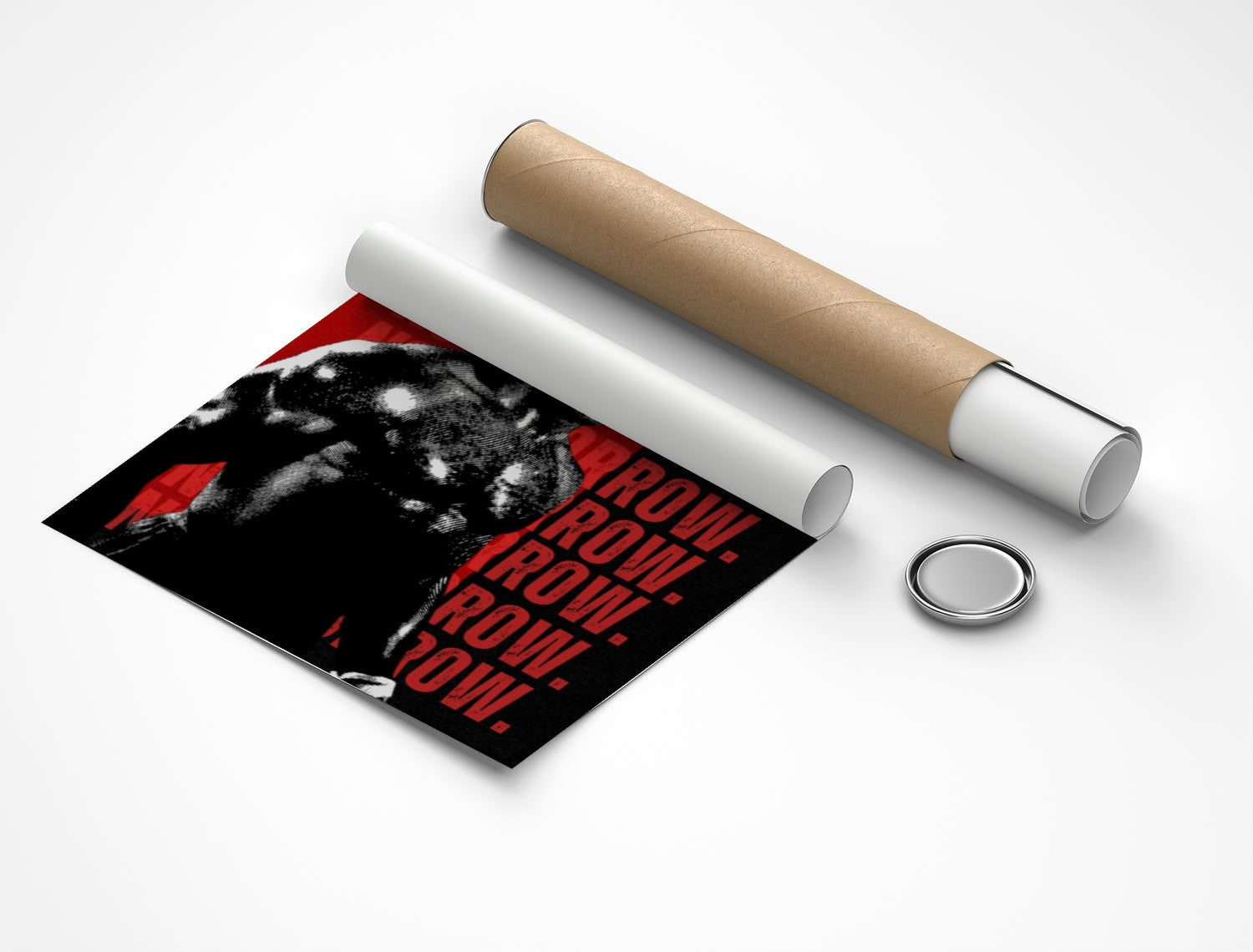Rolled poster
