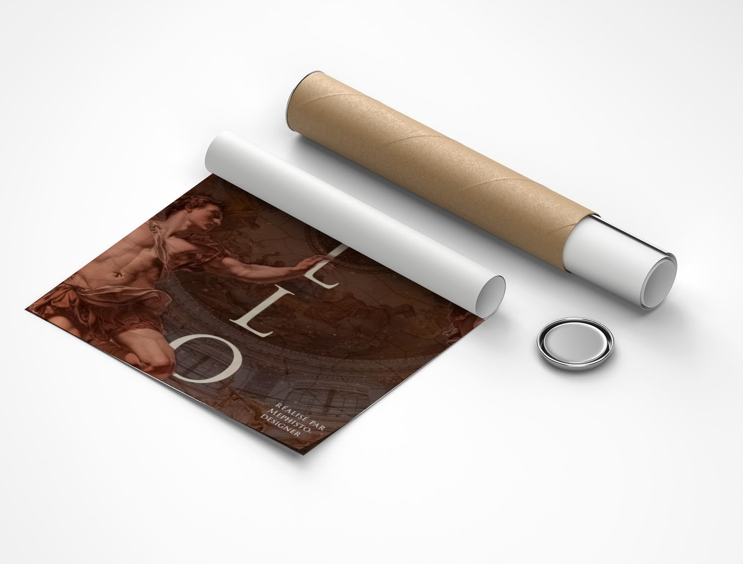 Rolled poster