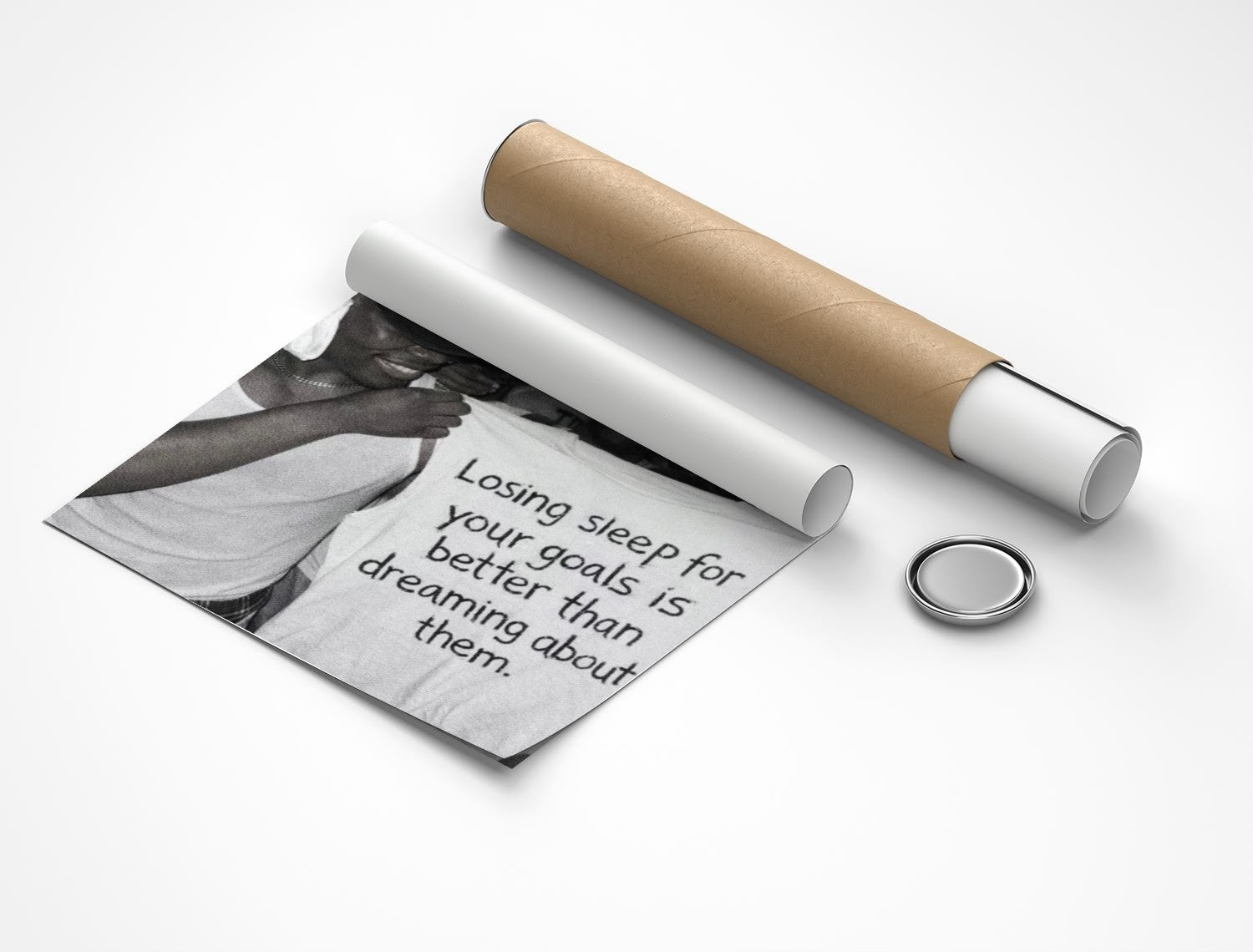 Rolled poster