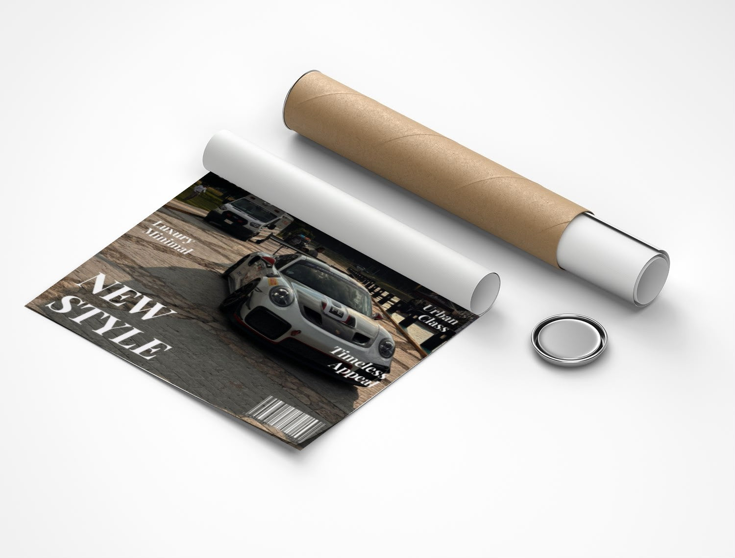 Rolled poster