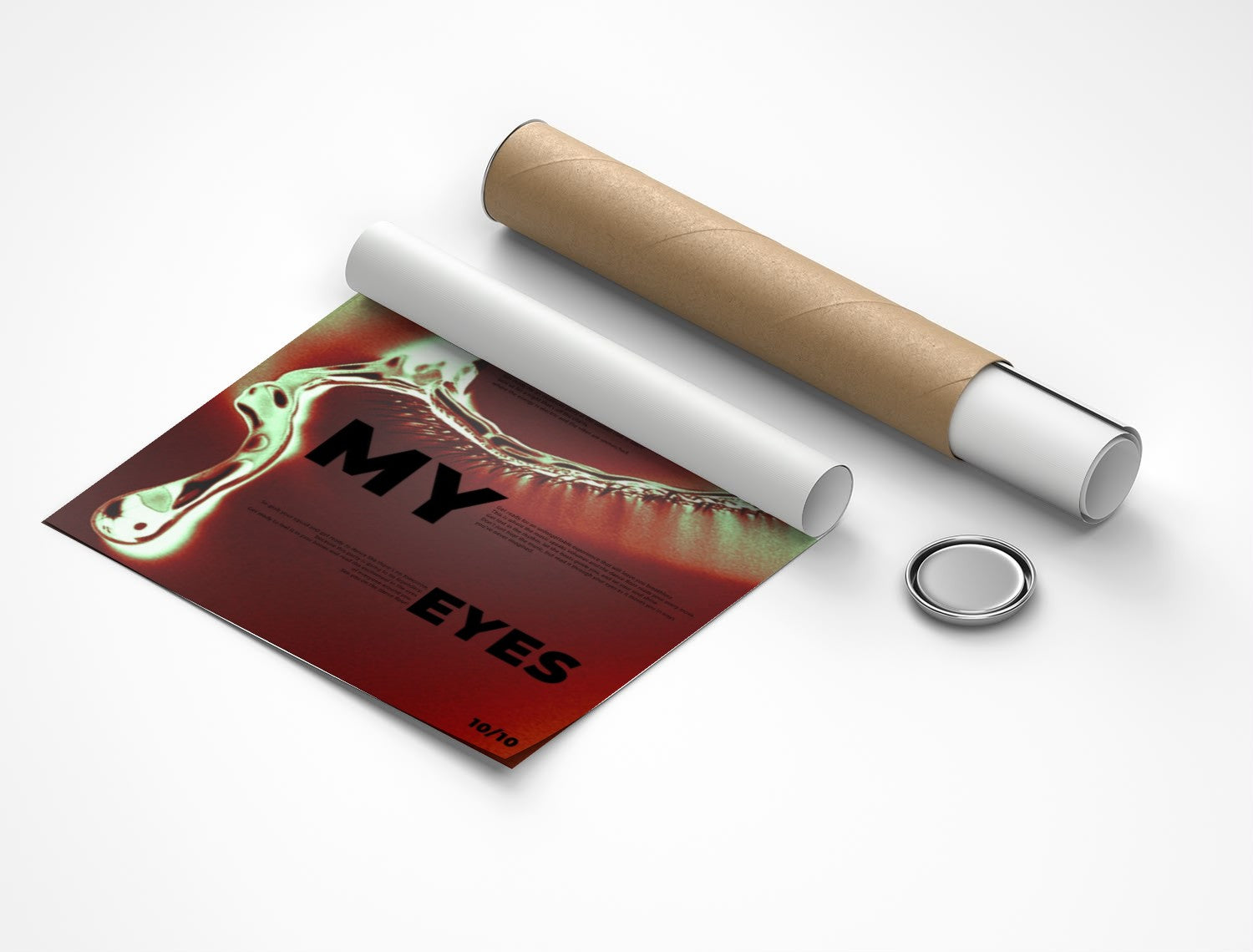 Rolled poster