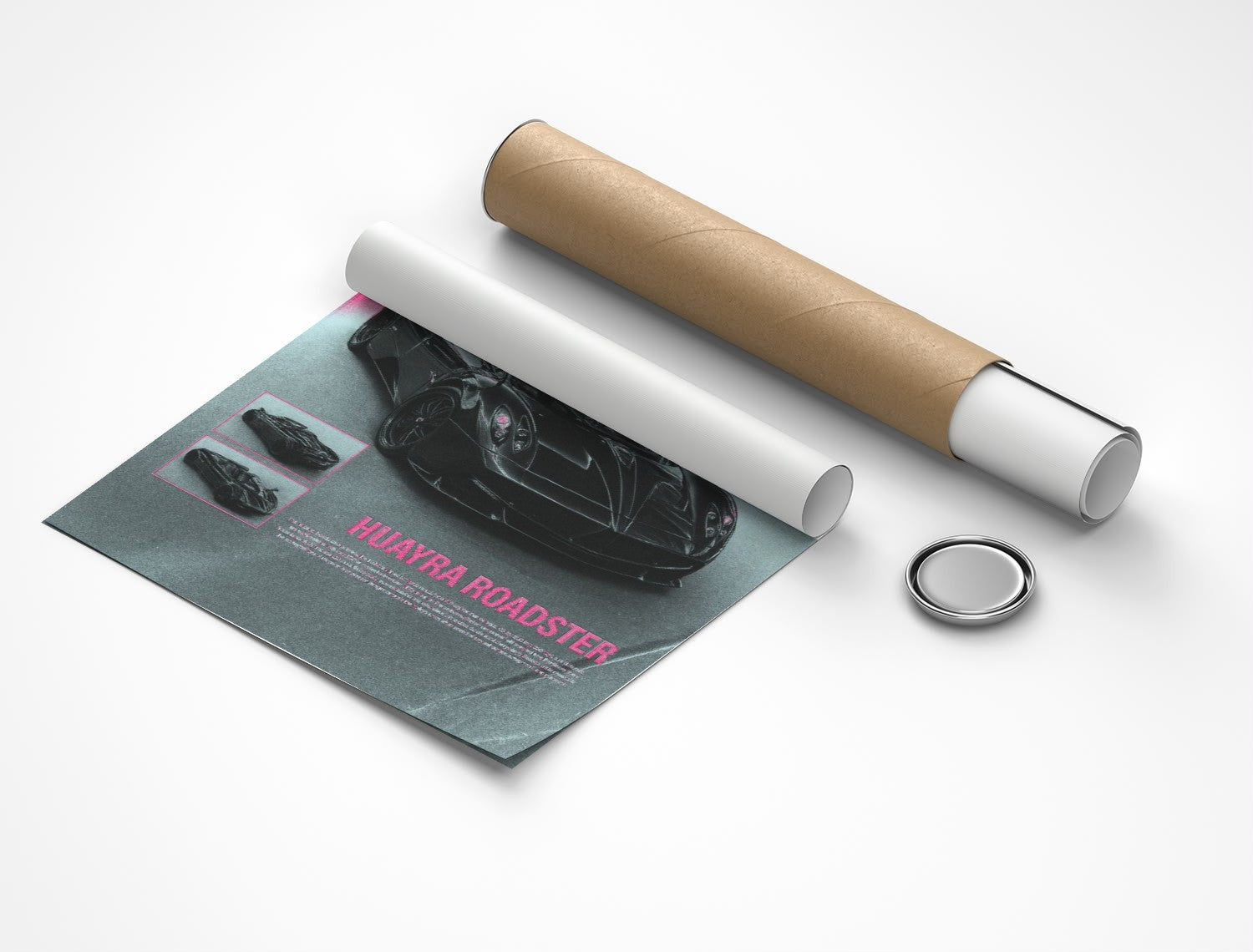 Rolled poster