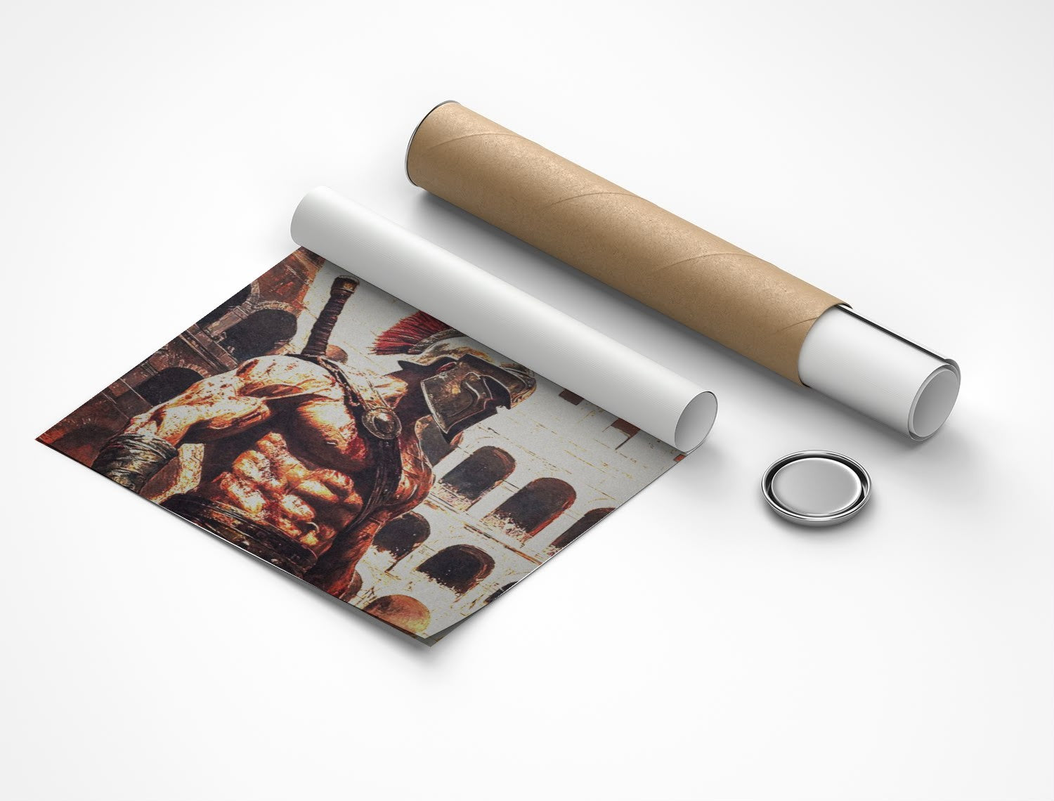 Rolled poster