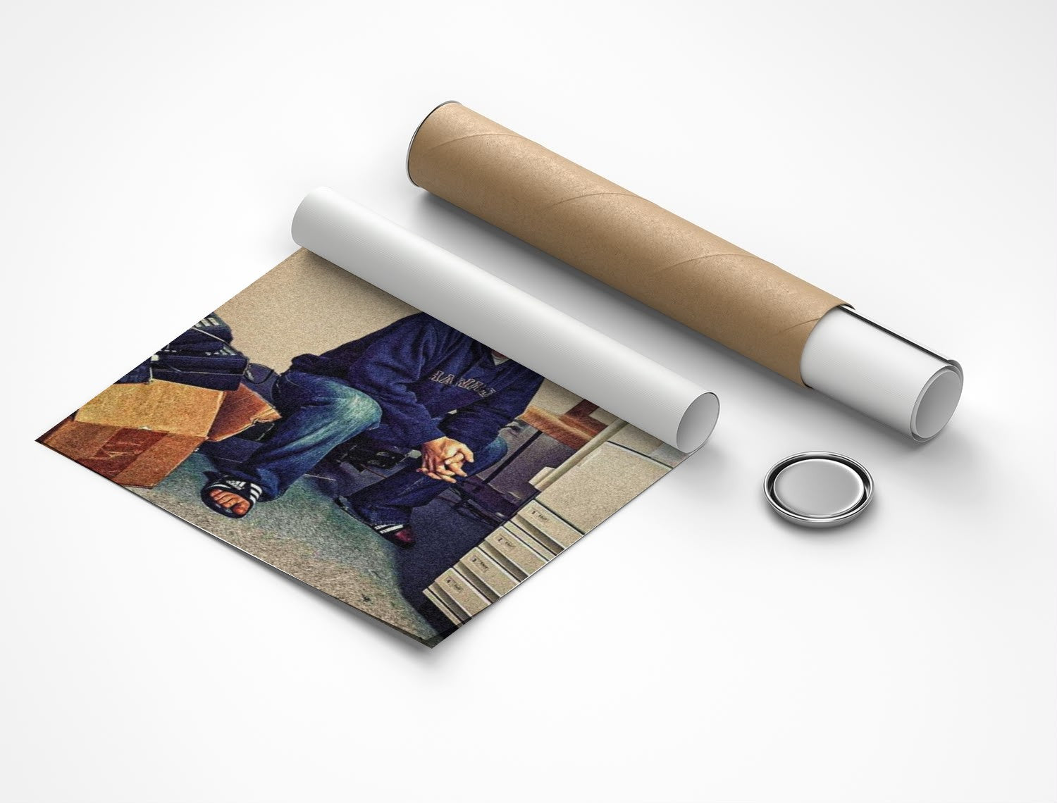Rolled poster