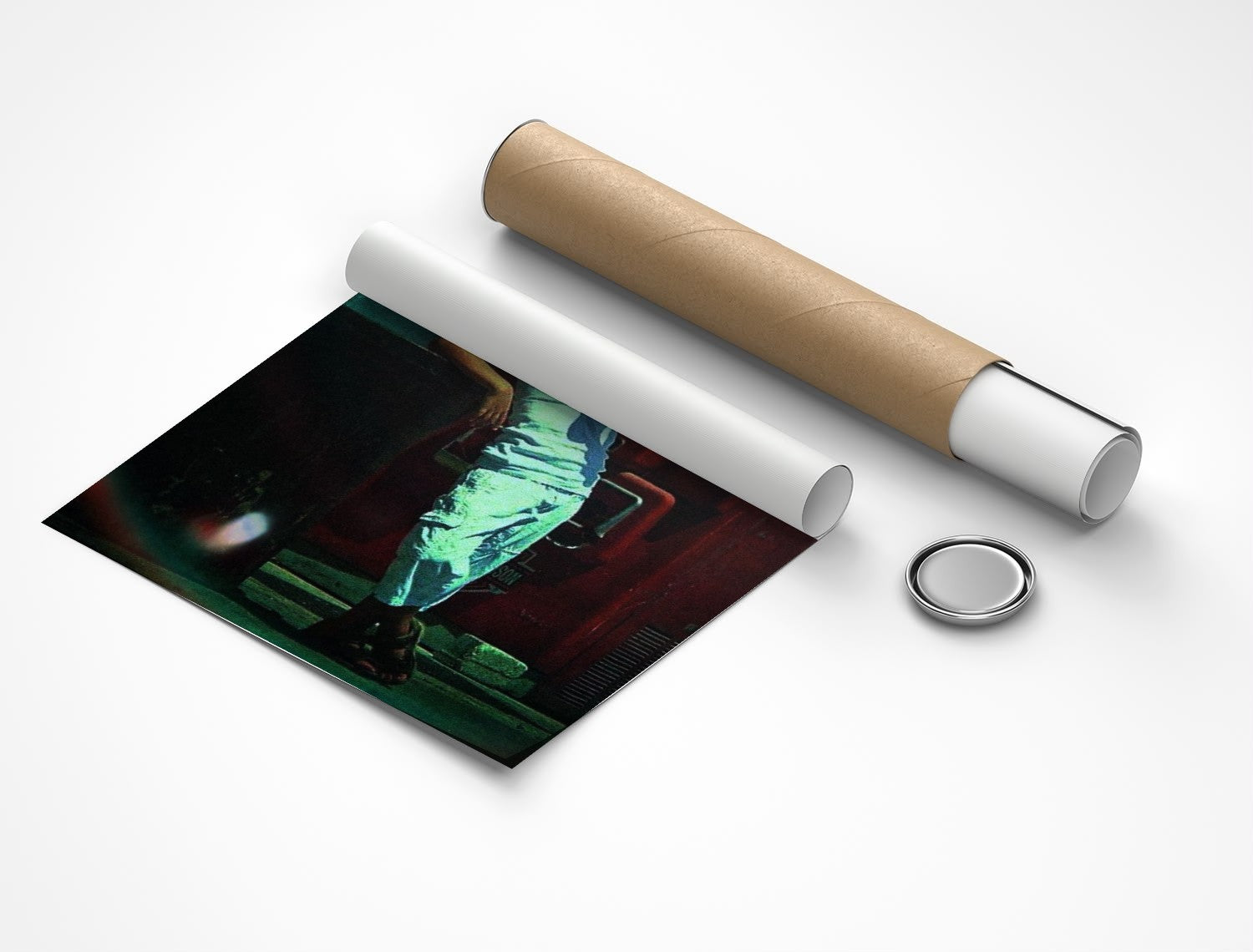 Rolled poster