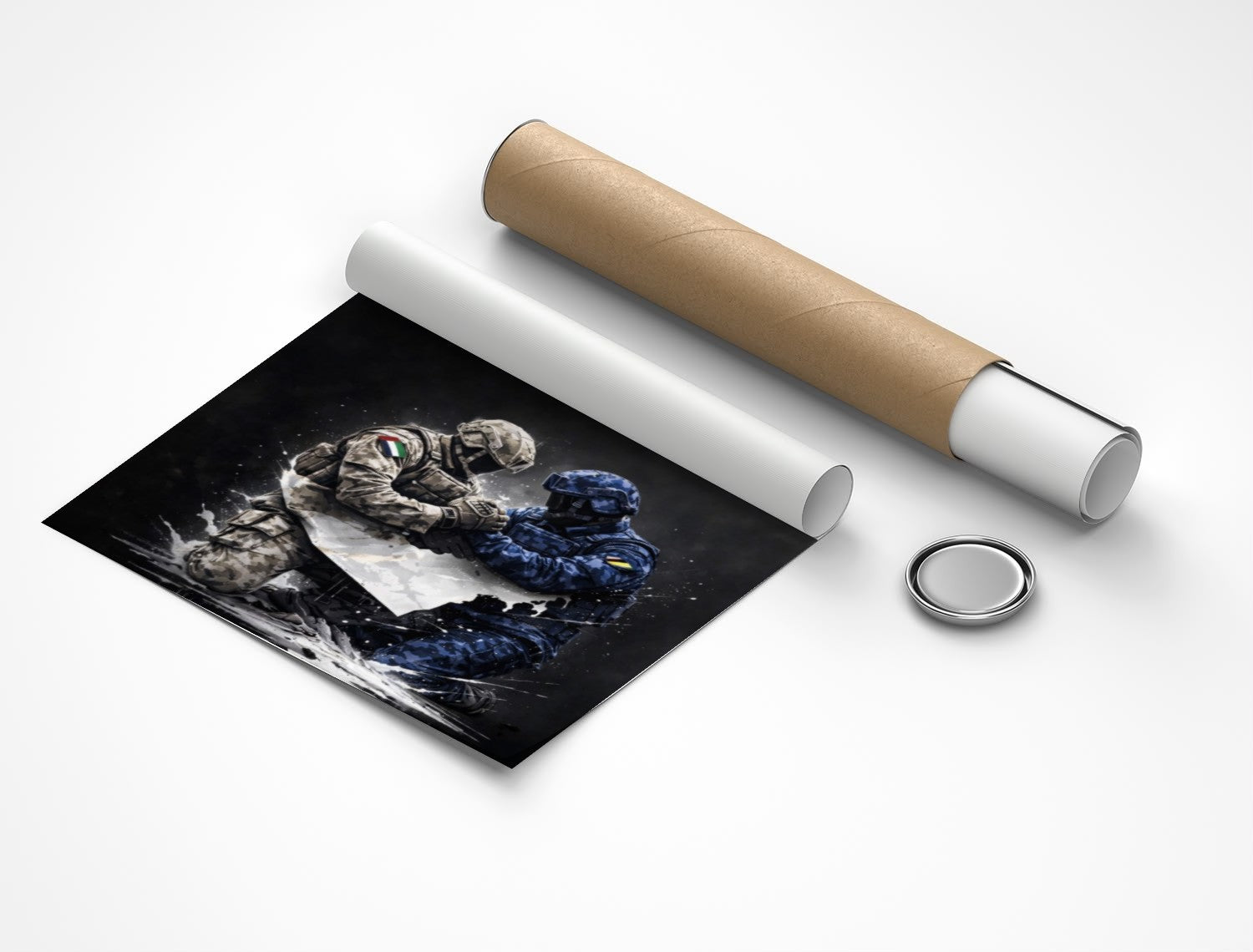 Rolled poster