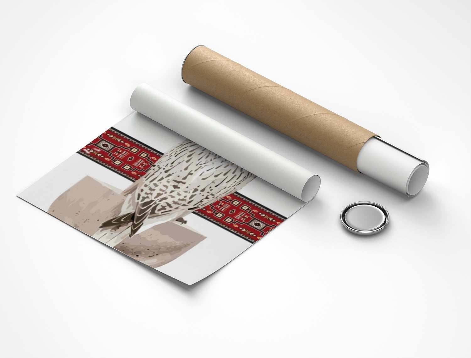 Rolled poster