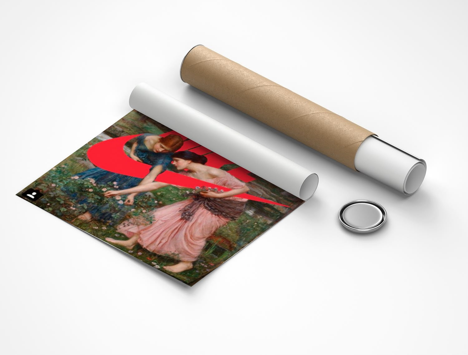 Rolled poster