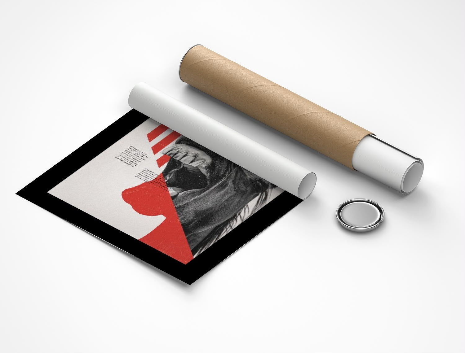 Rolled poster