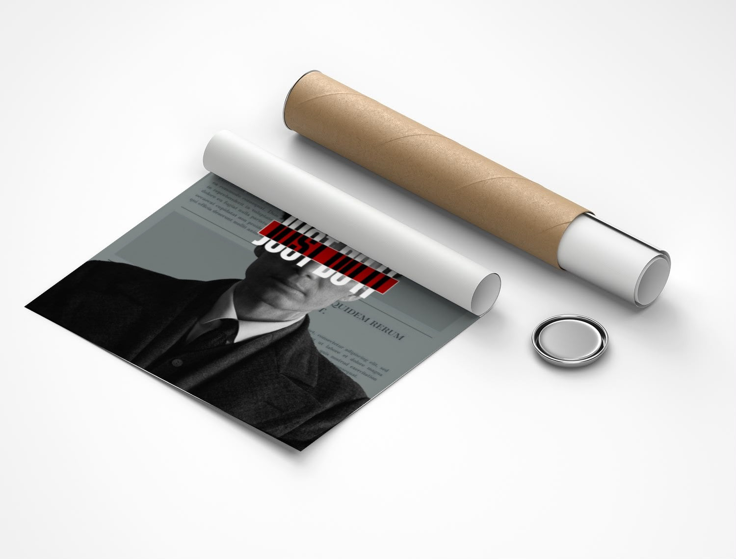 Rolled poster