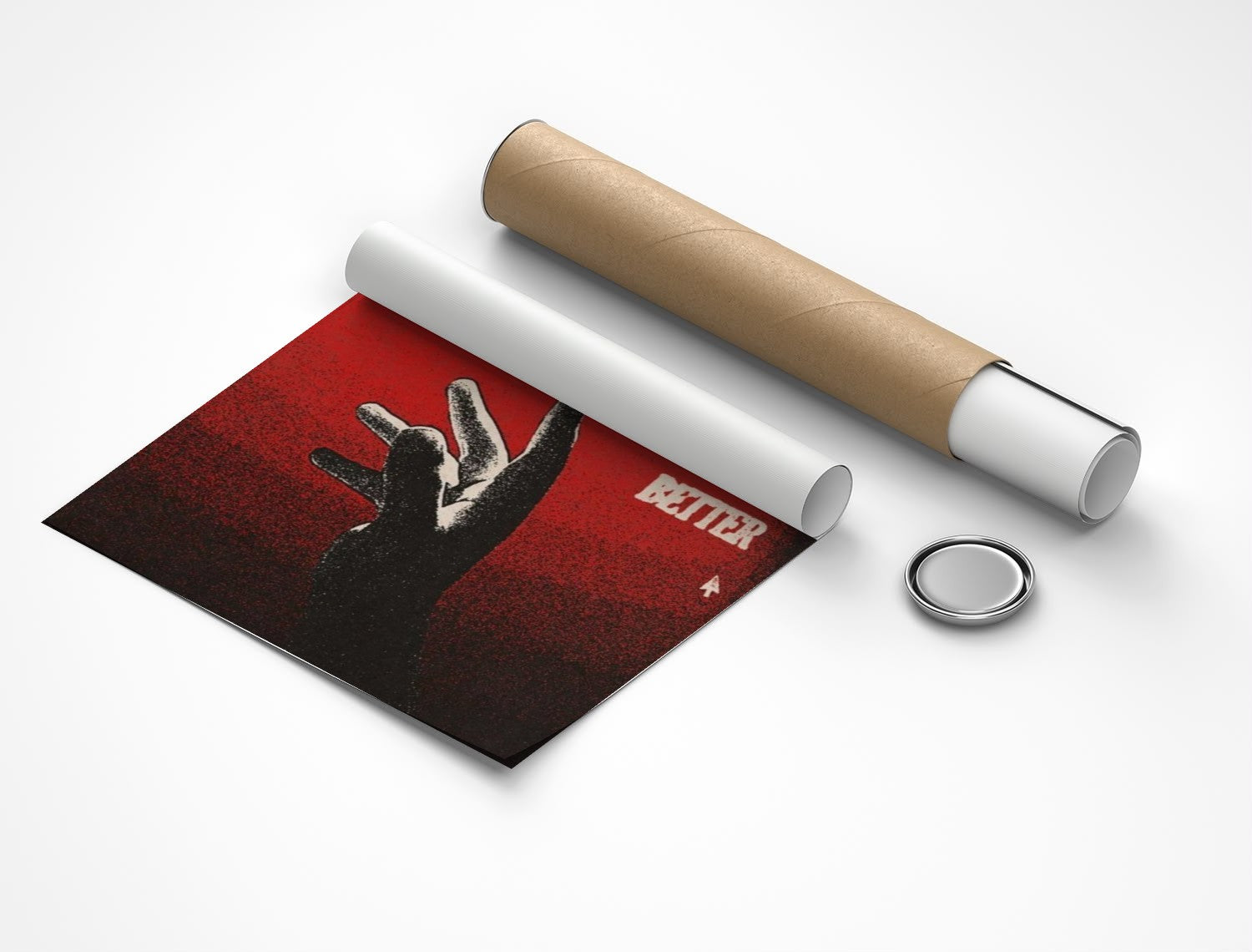Rolled poster