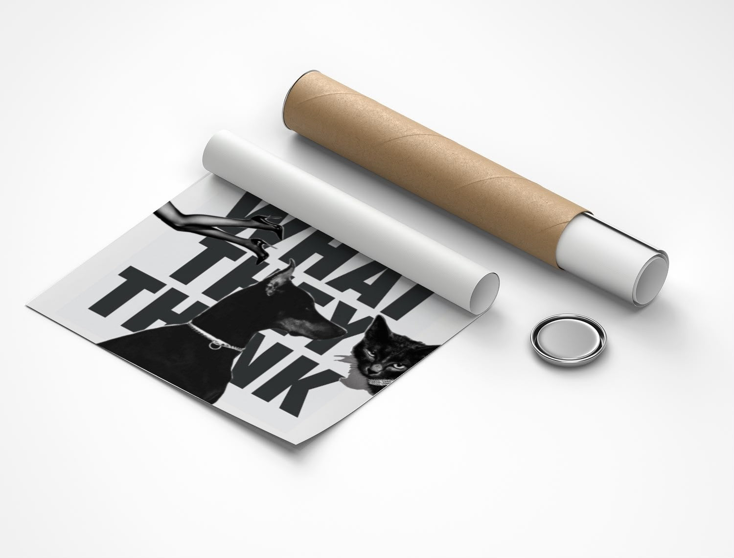 Rolled poster