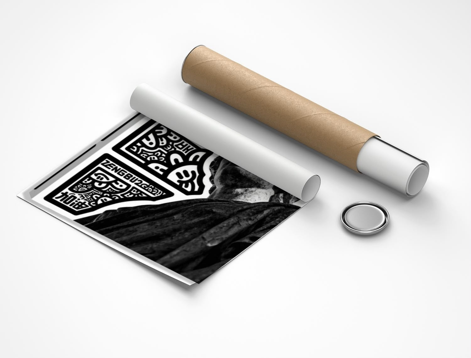 Rolled poster