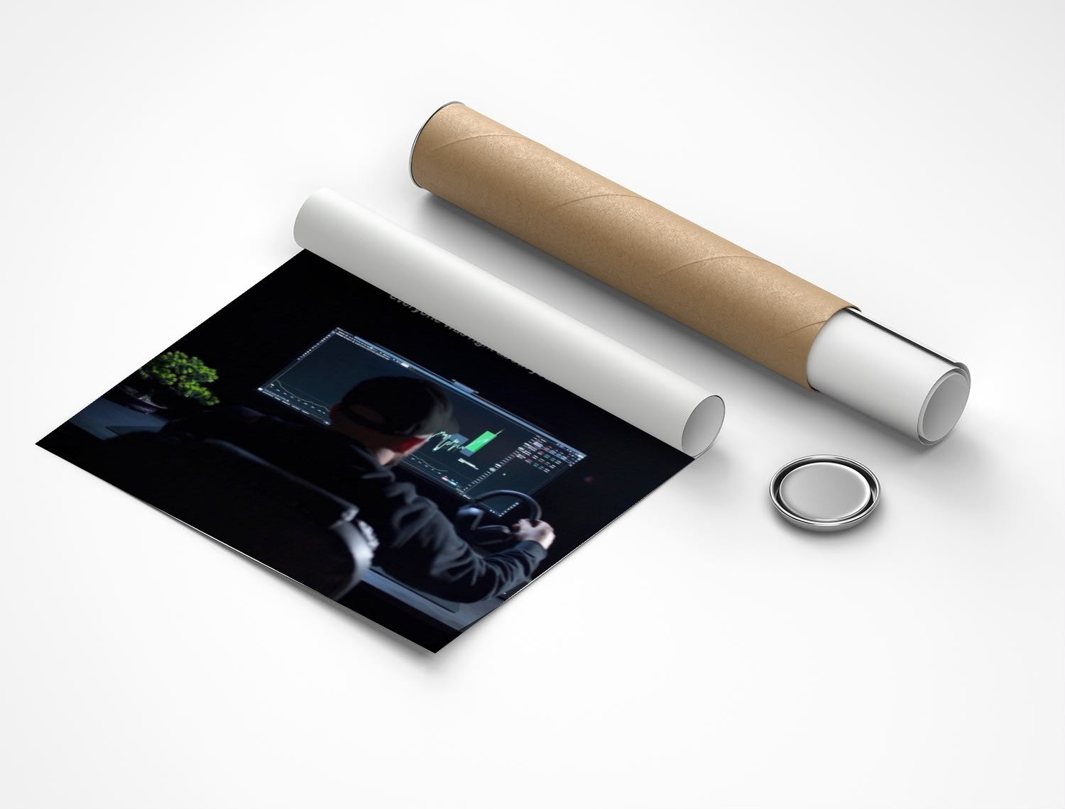 Rolled poster