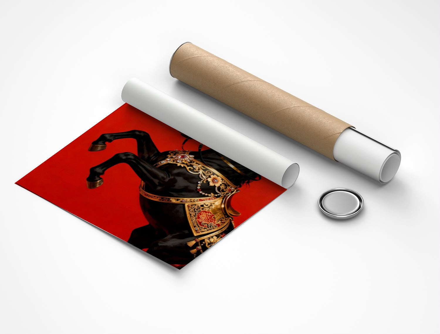 Rolled poster