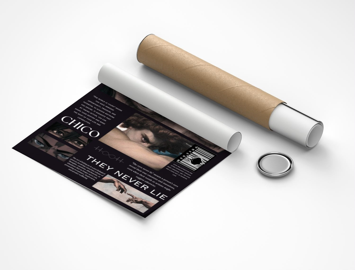 Rolled poster