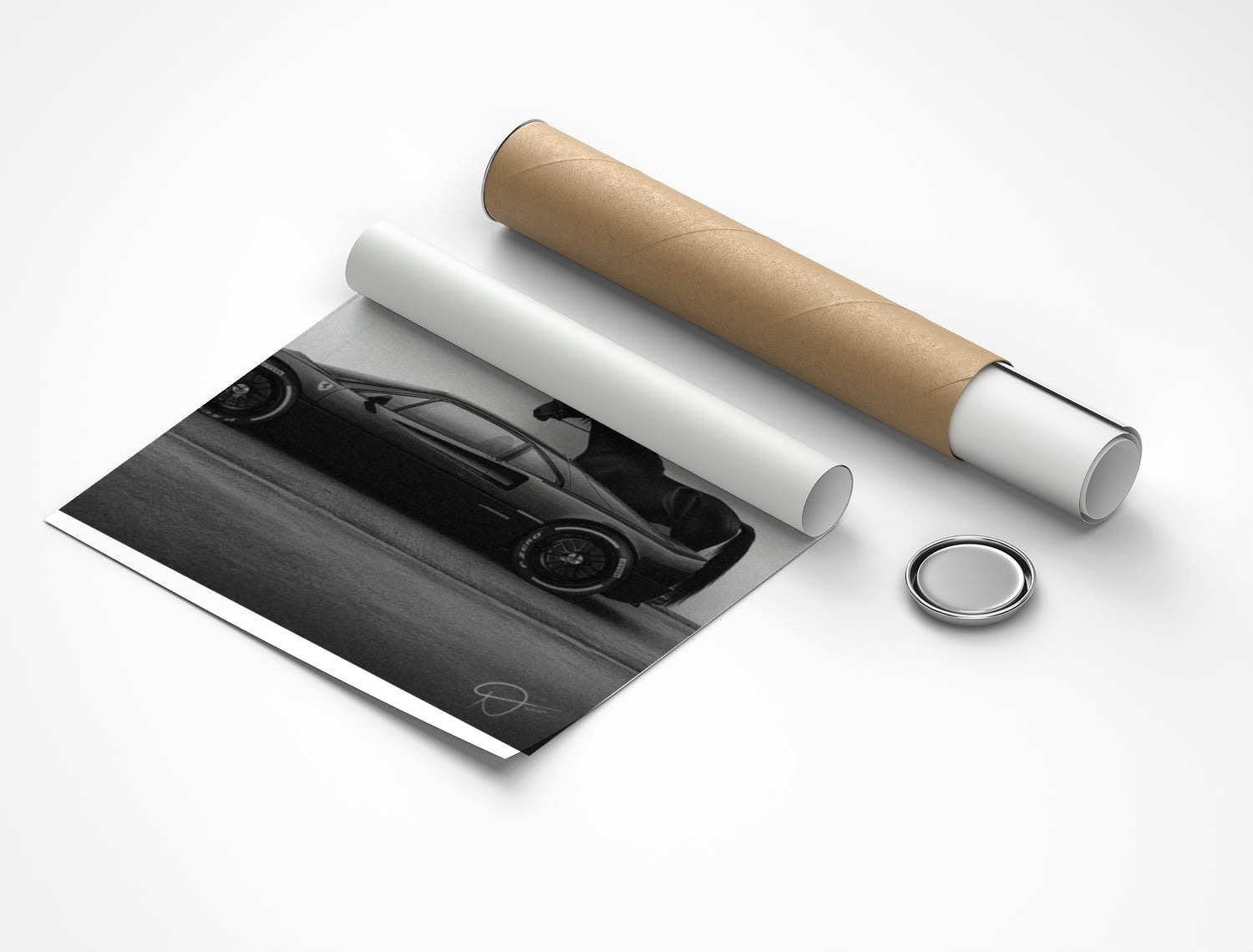 Rolled poster